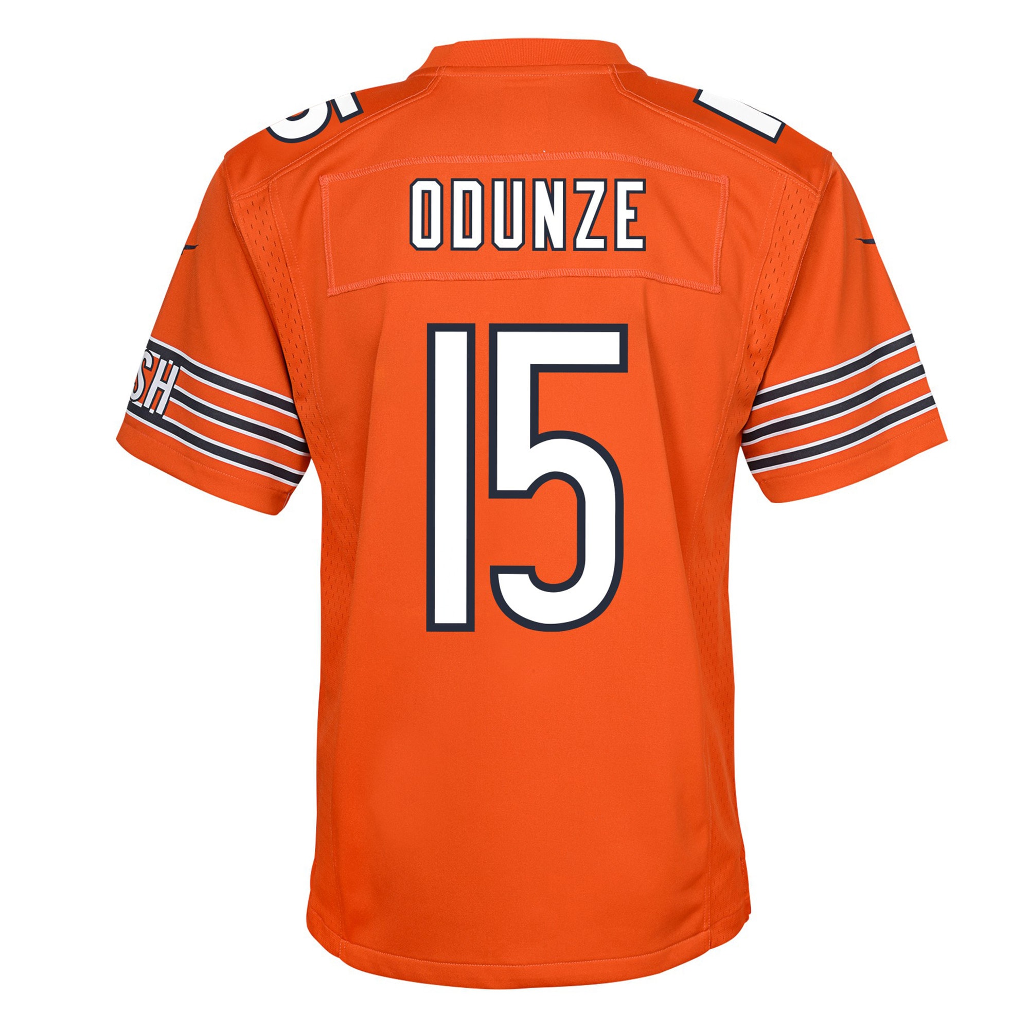 Youth Chicago Bears Rome Odunze Orange Alternate Game Jersey JS3982 Saliibo - Image 3