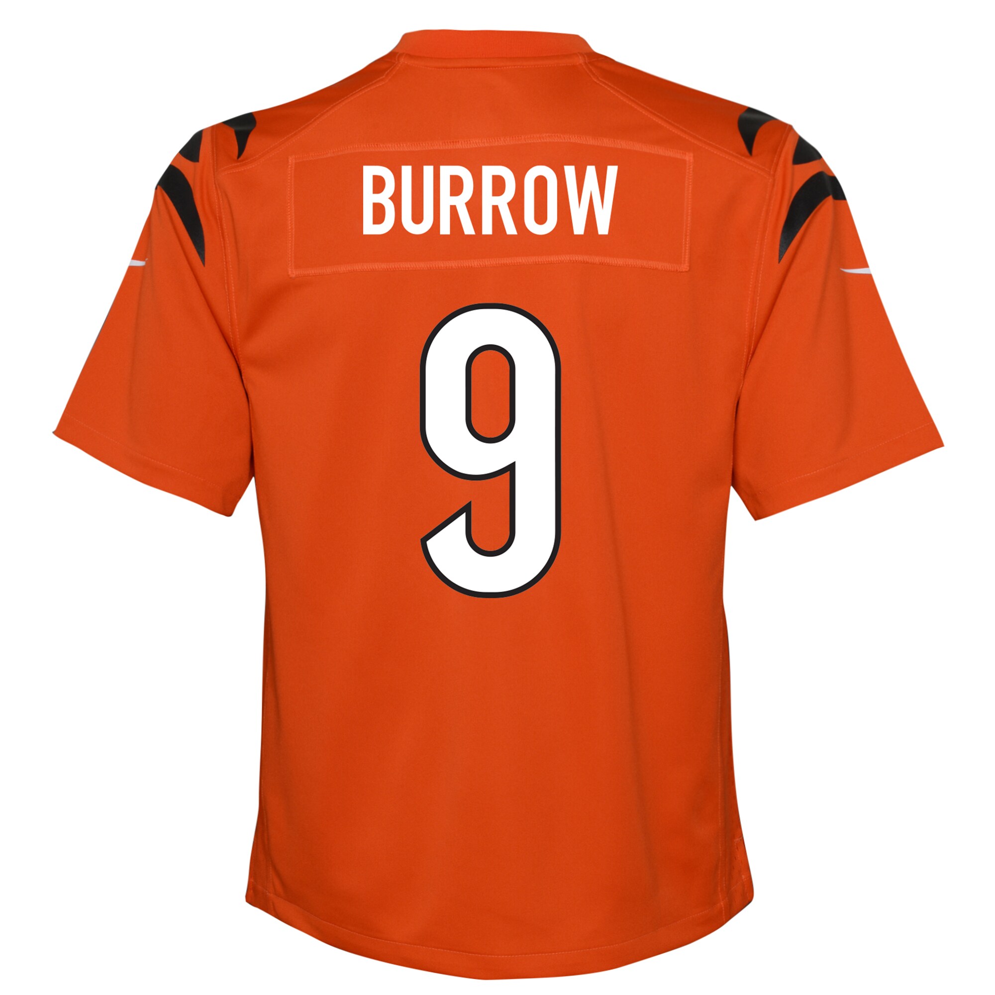 Youth Cincinnati Bengals Joe Burrow Orange Game Jersey JS7459 Saliibo - Image 3
