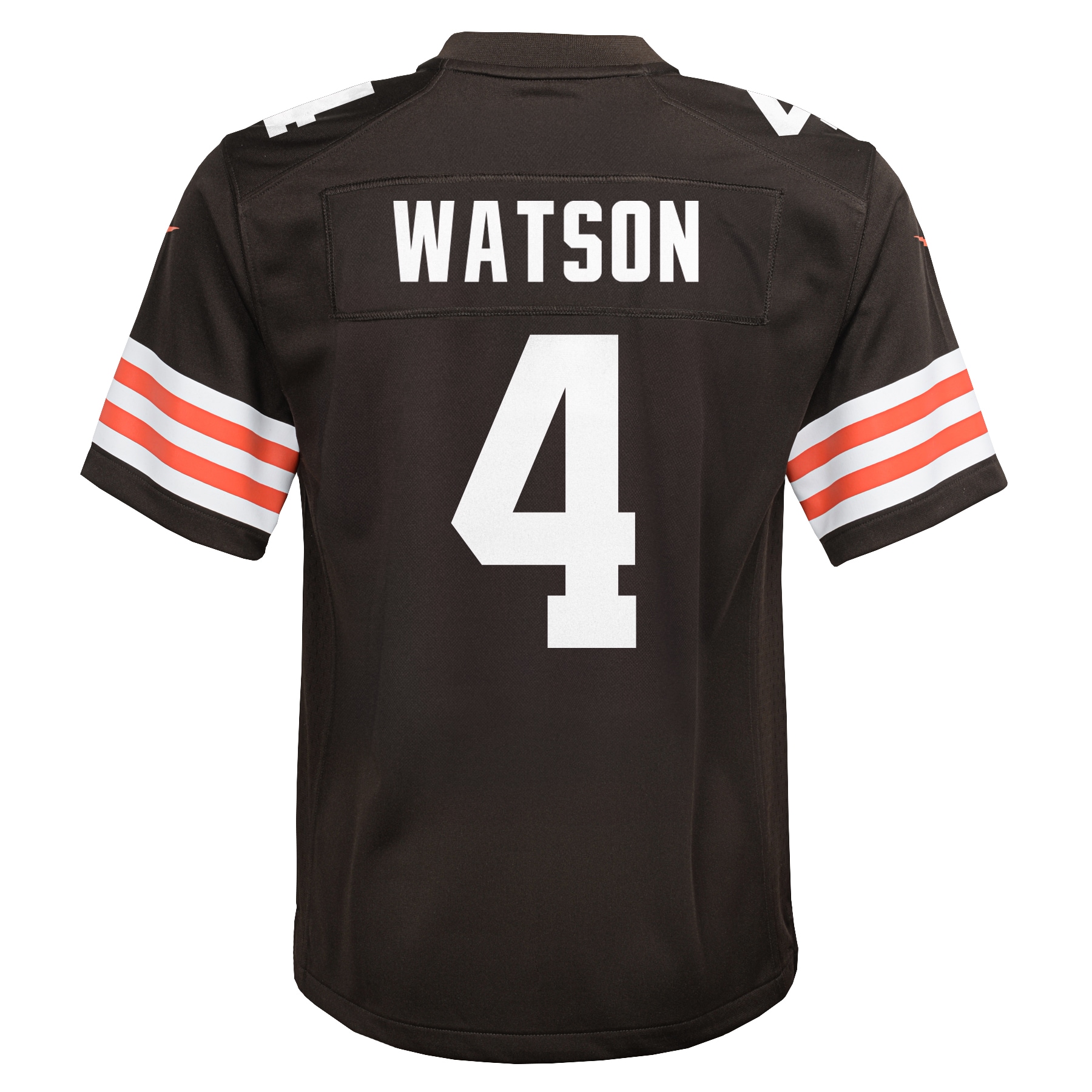 Youth Cleveland Browns Deshaun Watson Brown Game Jersey JS2591 Saliibo - Image 3