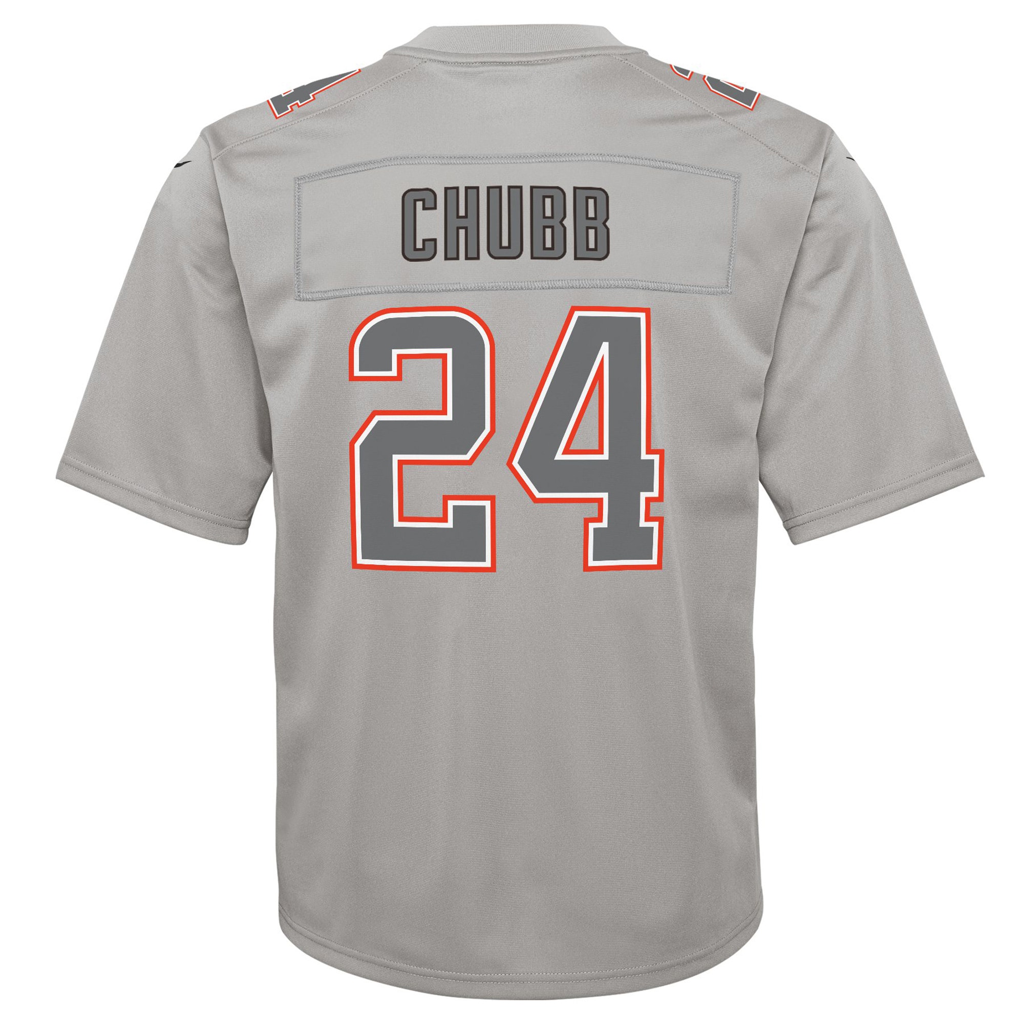 Youth Cleveland Browns Nick Chubb Gray Atmosphere Game Jersey JS5400 Saliibo - Image 3