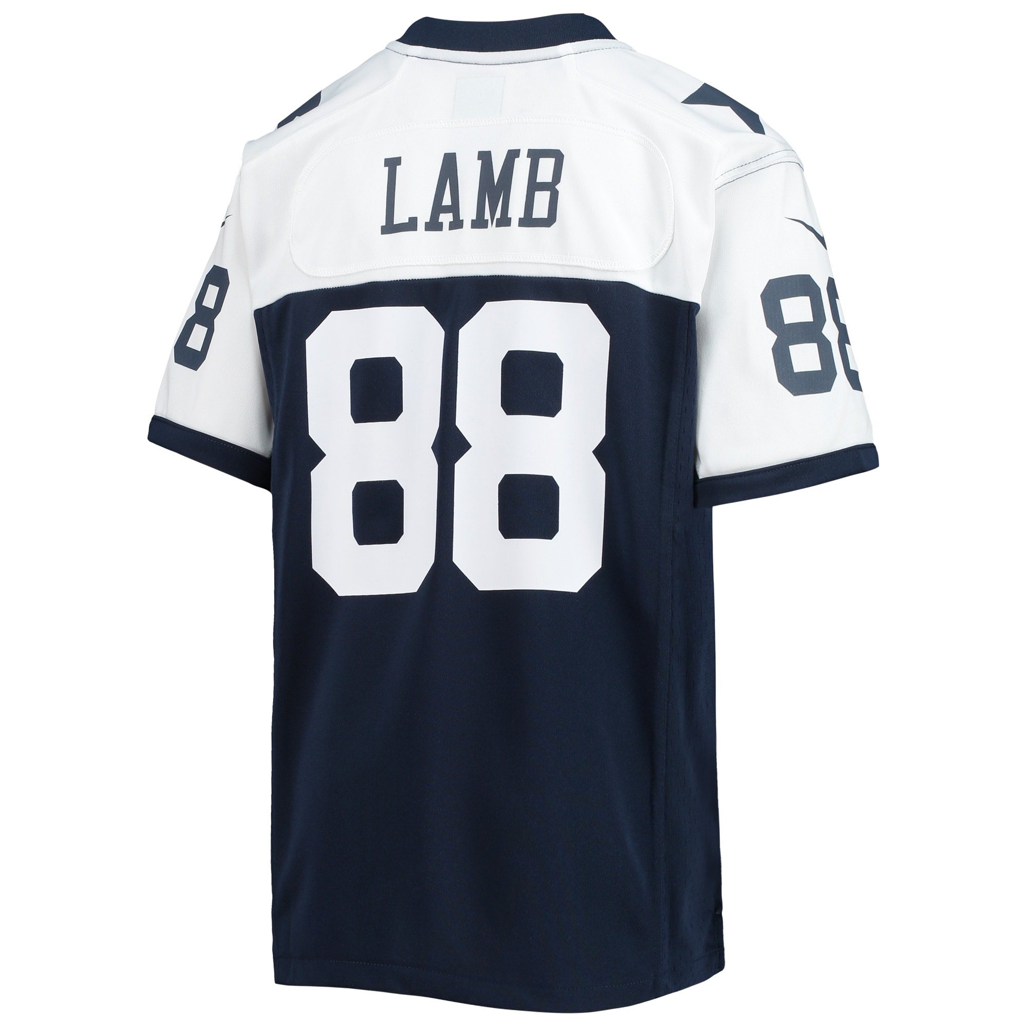 Youth Dallas Cowboys CeeDee Lamb Navy Alternate Team Game Jersey JS2180 Saliibo - Image 3