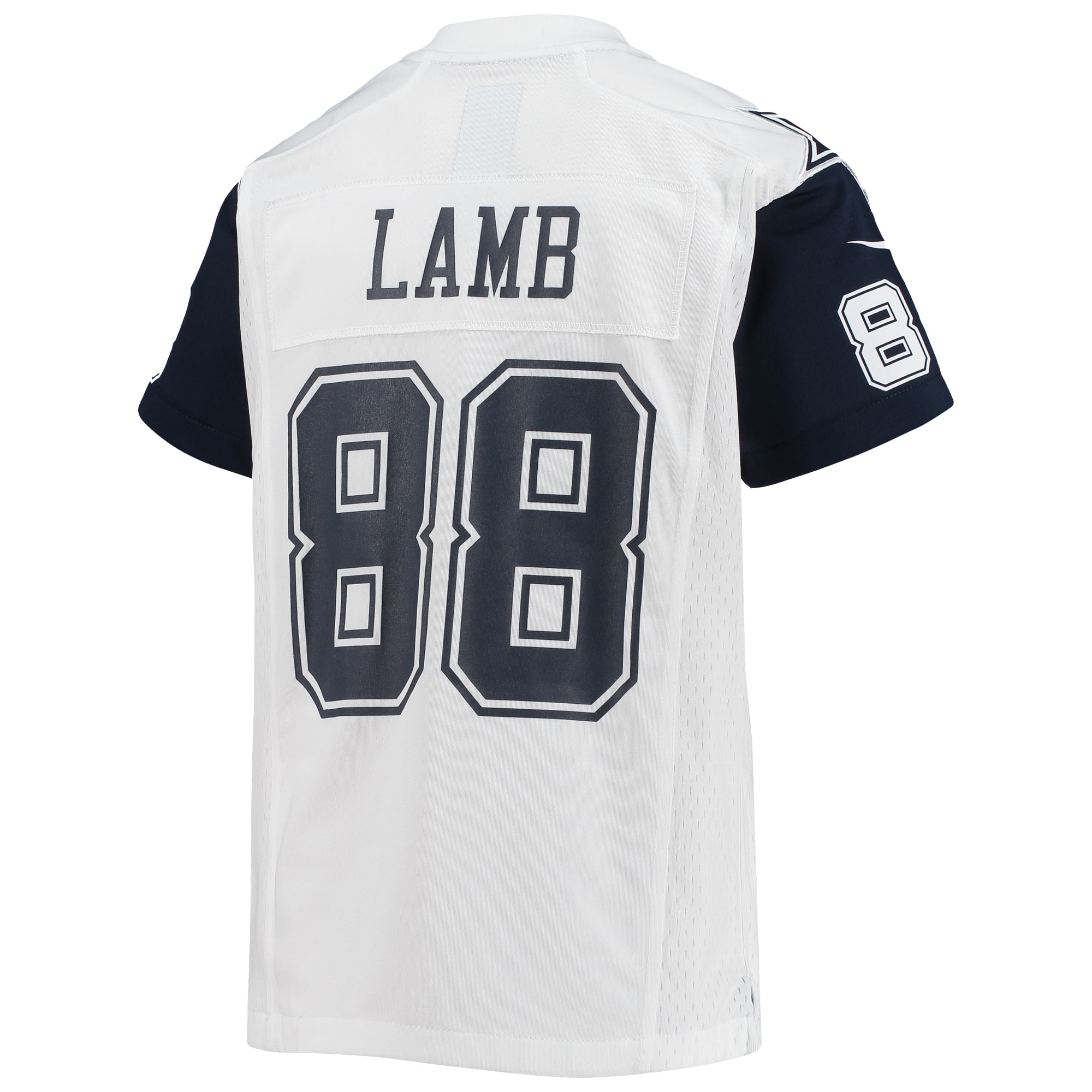 Youth Dallas Cowboys CeeDee Lamb White Alternate Game Jersey JS8162 Saliibo - Image 3