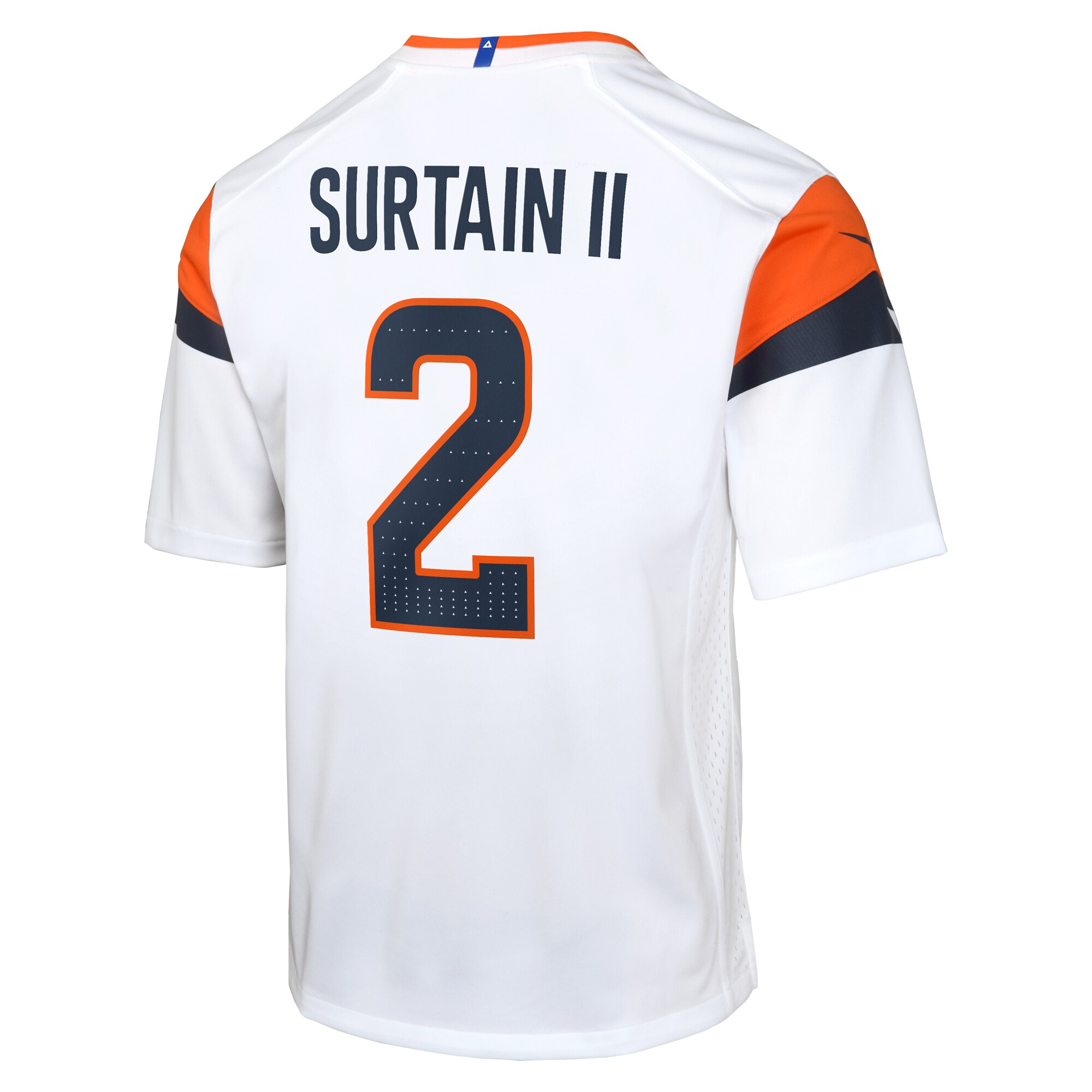 Youth Denver Broncos Patrick Surtain II White Mile High Collection Game Jersey JS7923 Saliibo - Image 3