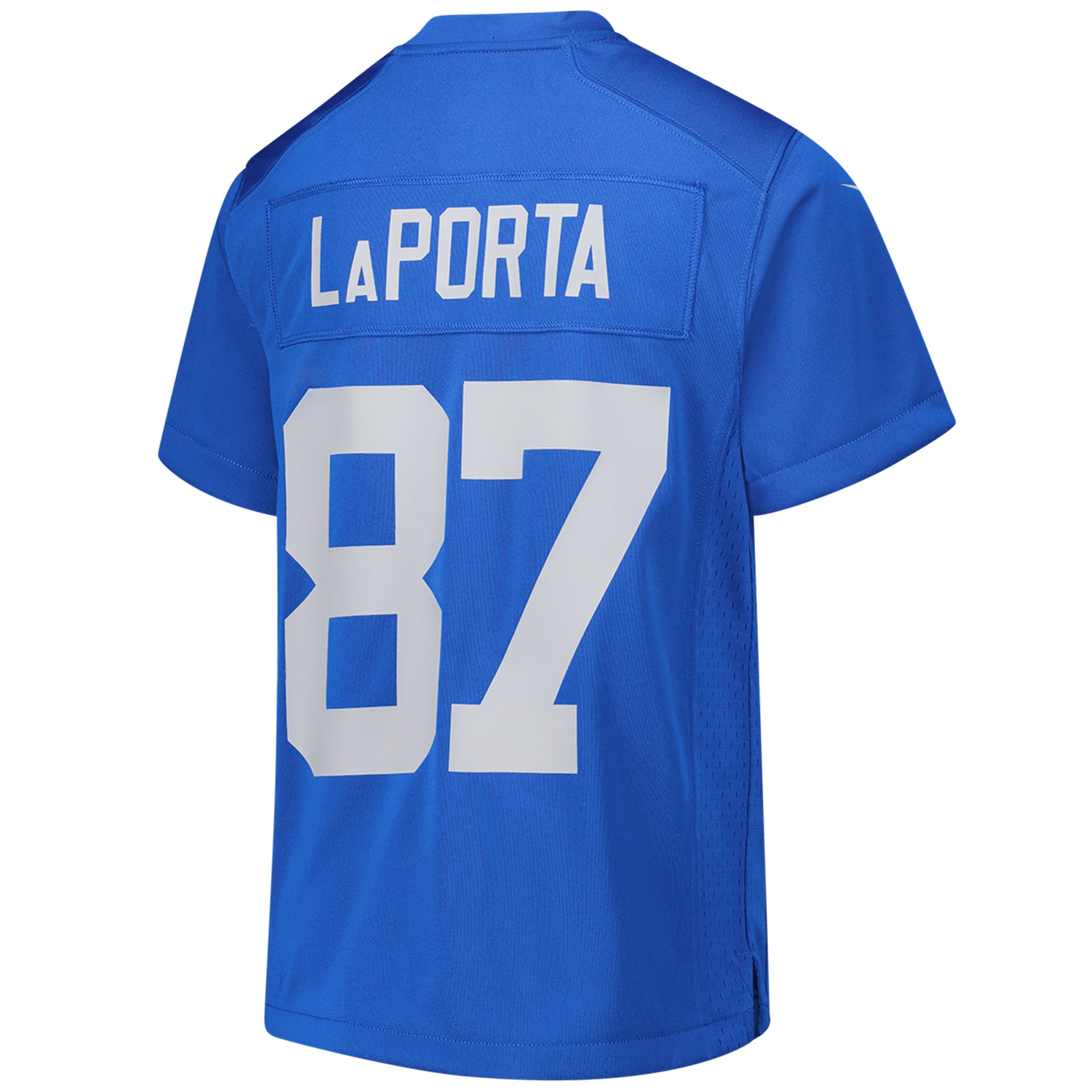 Youth Detroit Lions Sam LaPorta Blue Alternate Game Jersey JS1488 Saliibo - Image 3