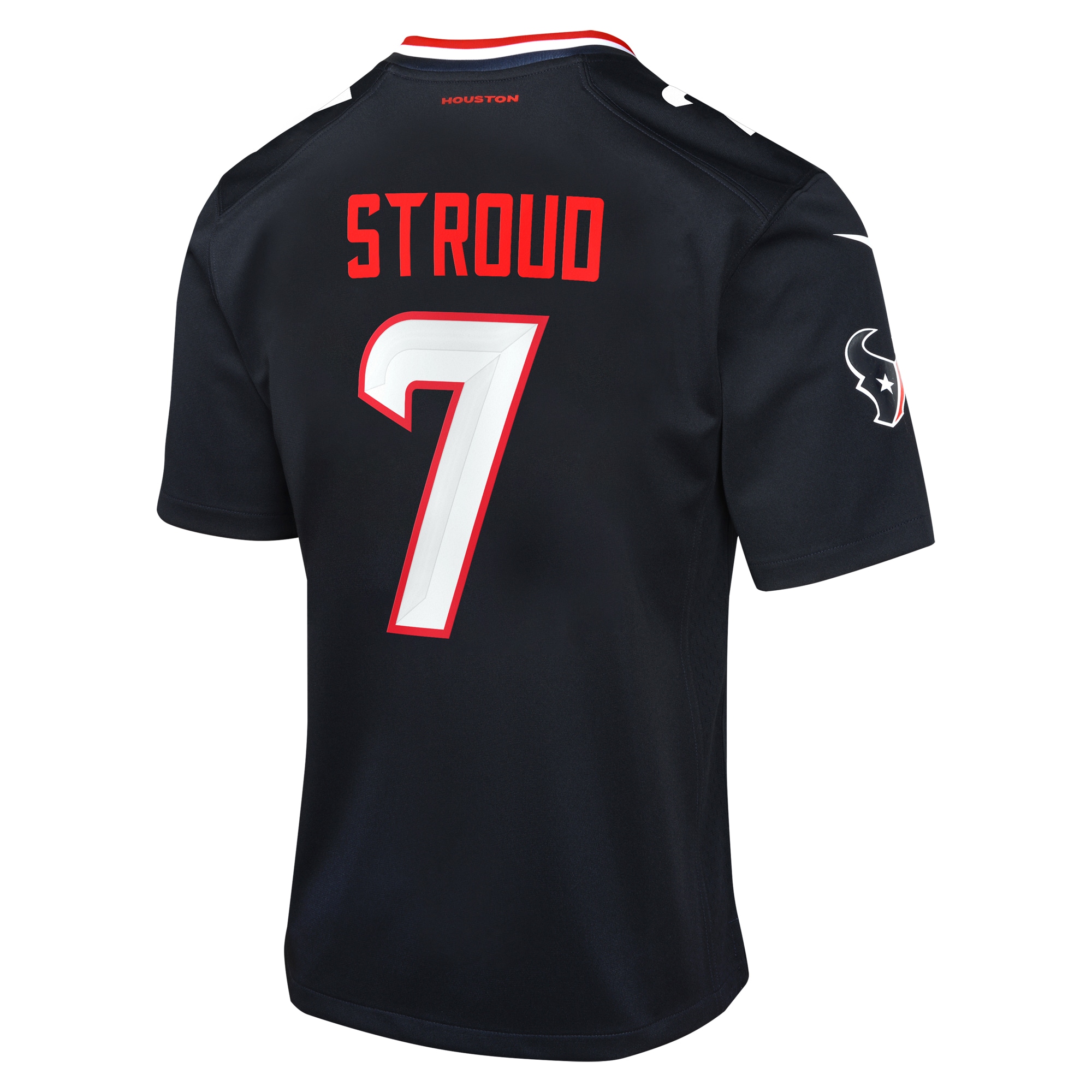Youth Houston Texans C.J. Stroud Navy Game Jersey JS8125 Saliibo - Image 3