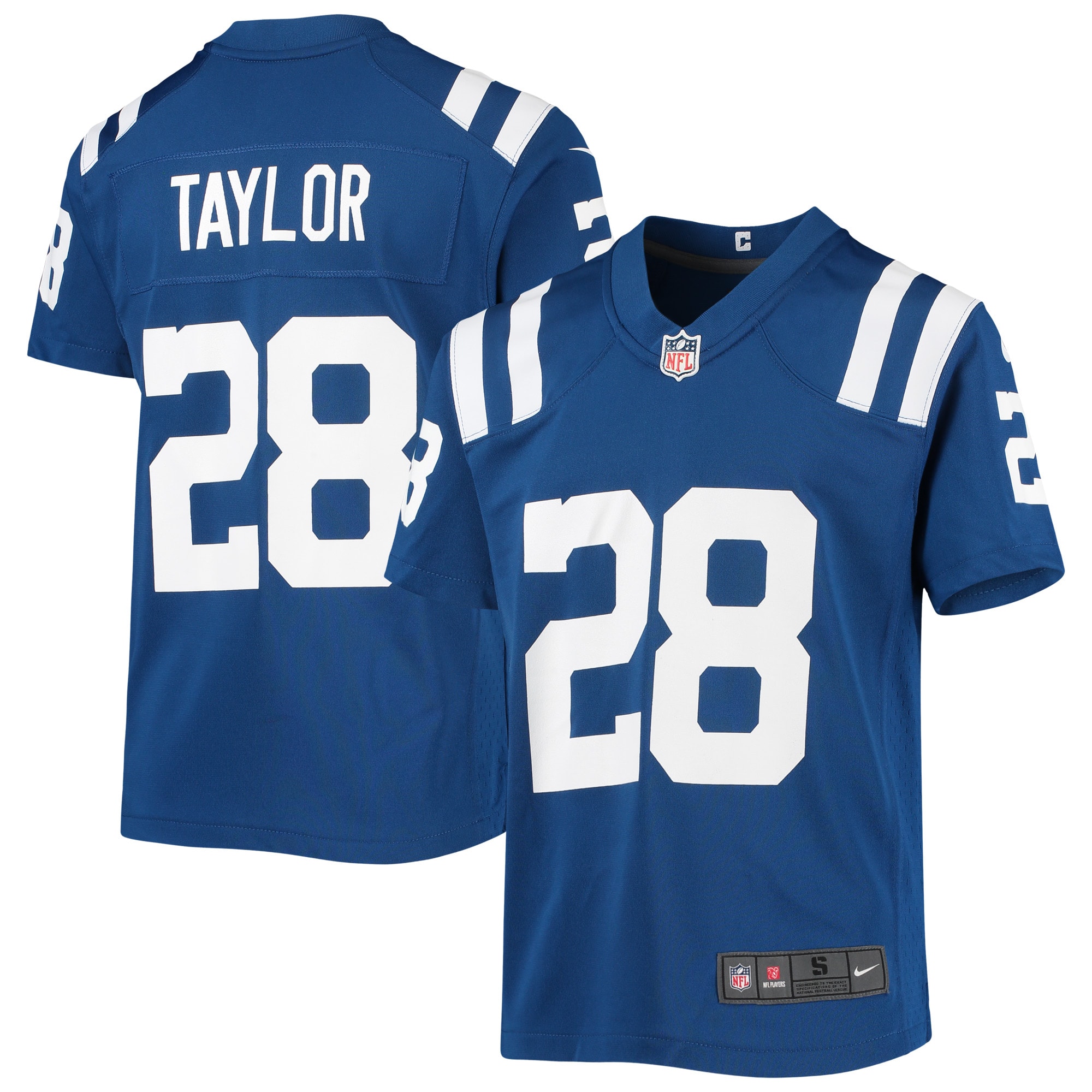 Youth Indianapolis Colts Jonathan Taylor Royal Game Jersey JS4052 Saliibo