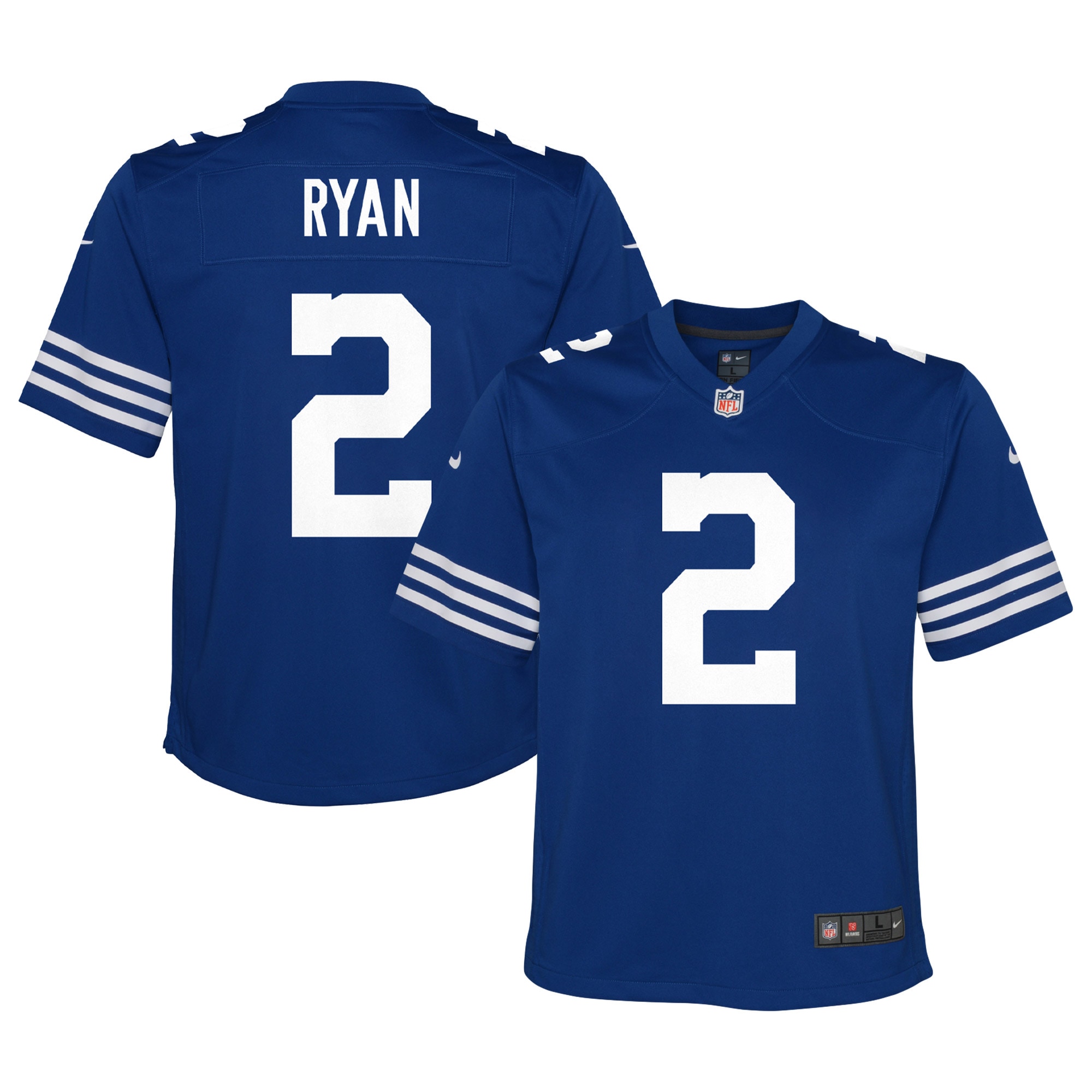 Youth Indianapolis Colts Matt Ryan Royal Alternate Game Jersey JS3866 Saliibo