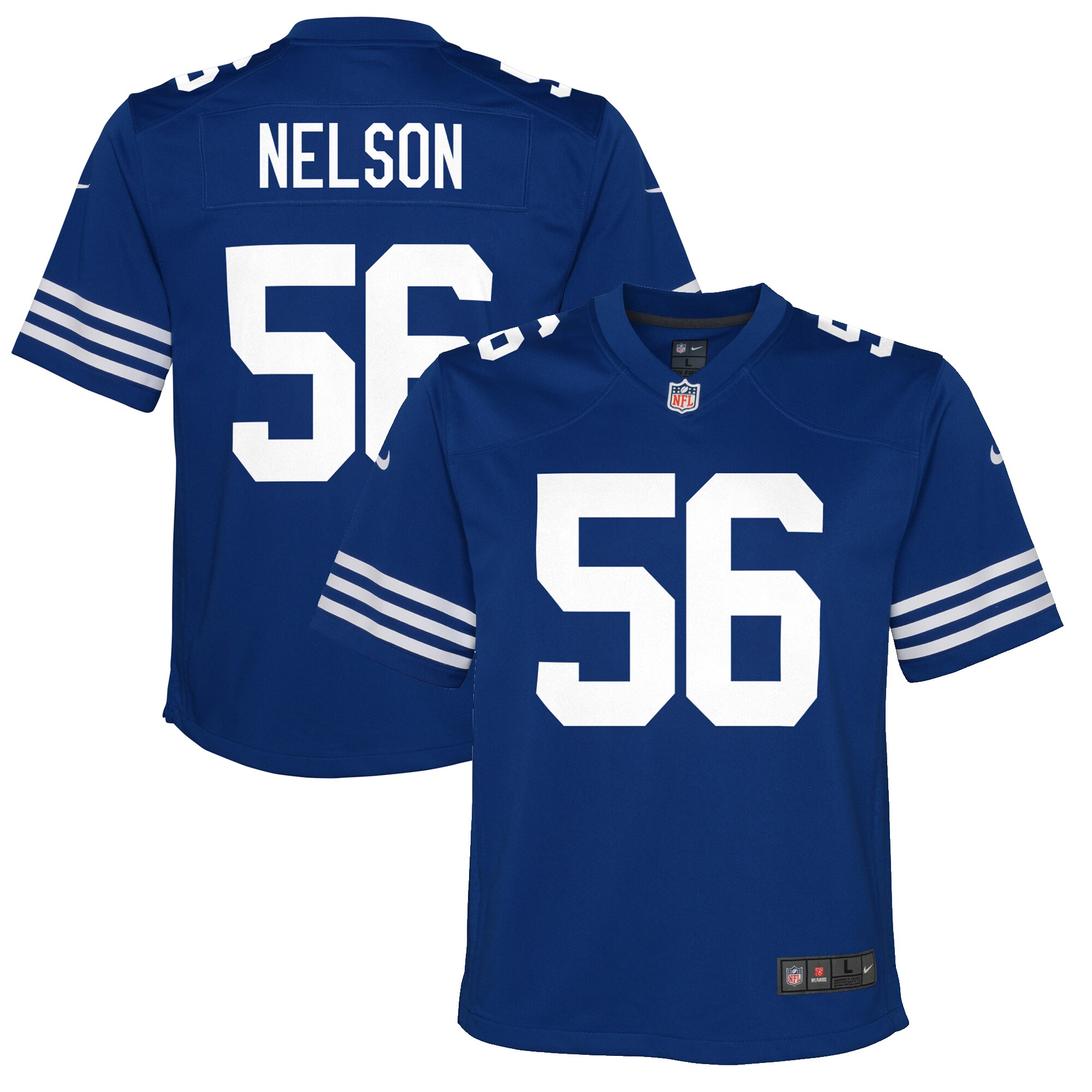 Youth Indianapolis Colts Quenton Nelson Royal Game Jersey JS4844 Saliibo