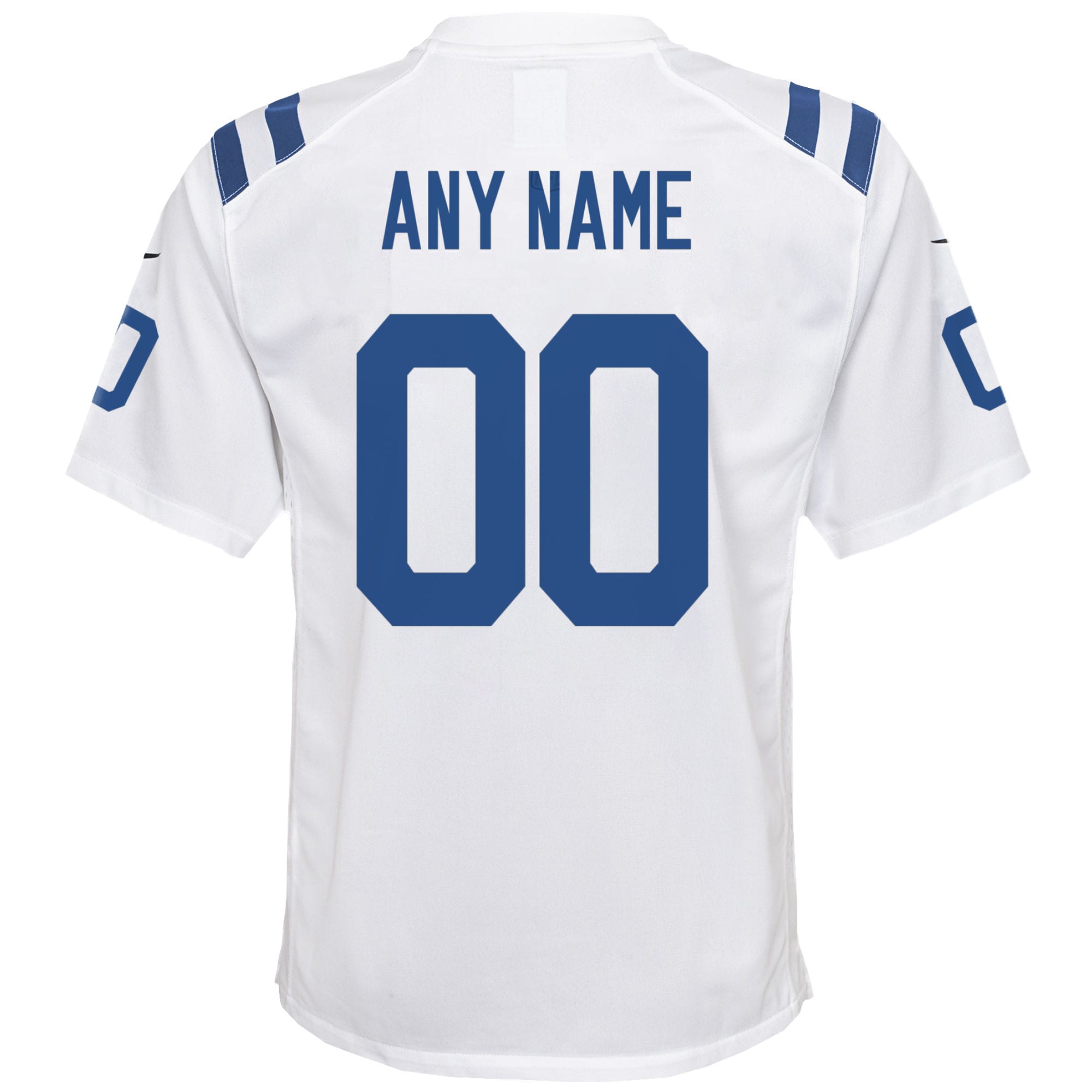 Youth Indianapolis Colts White Custom Game Jersey JS5741 Saliibo - Image 3