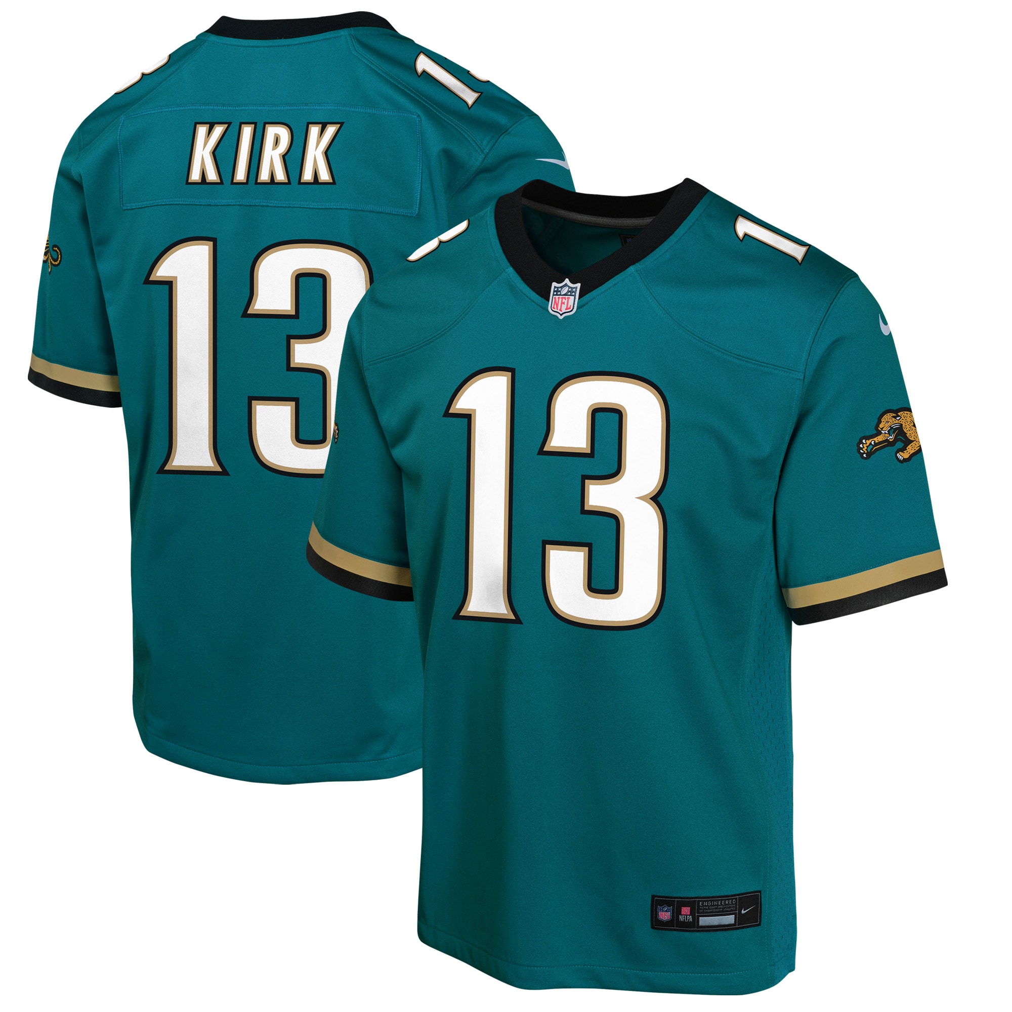 Youth Jacksonville Jaguars Christian Kirk Teal Prowler Throwback Player Game Jersey JS6443 Saliibo