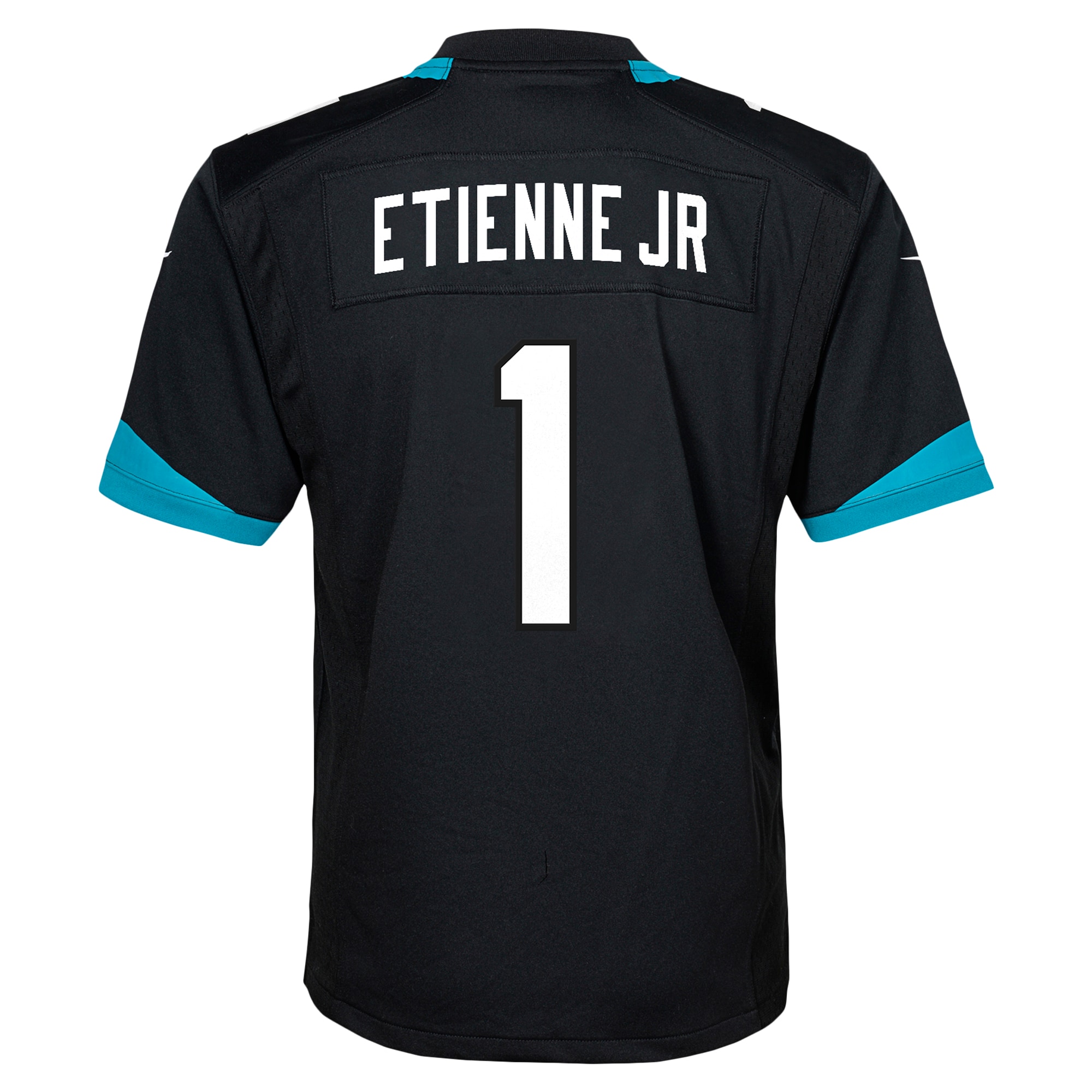Youth Jacksonville Jaguars Travis Etienne Black Alternate Player Game Jersey JS1948 Saliibo - Image 3