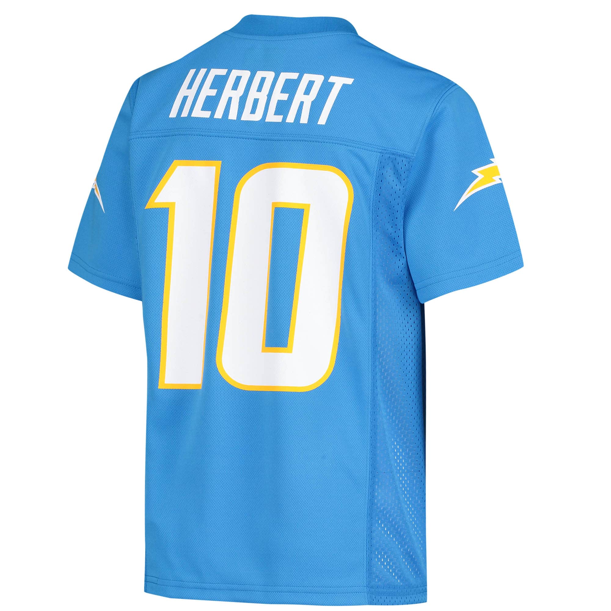 Youth Los Angeles Chargers Justin Herbert Powder Blue Player Jersey JS9267 Saliibo - Image 3