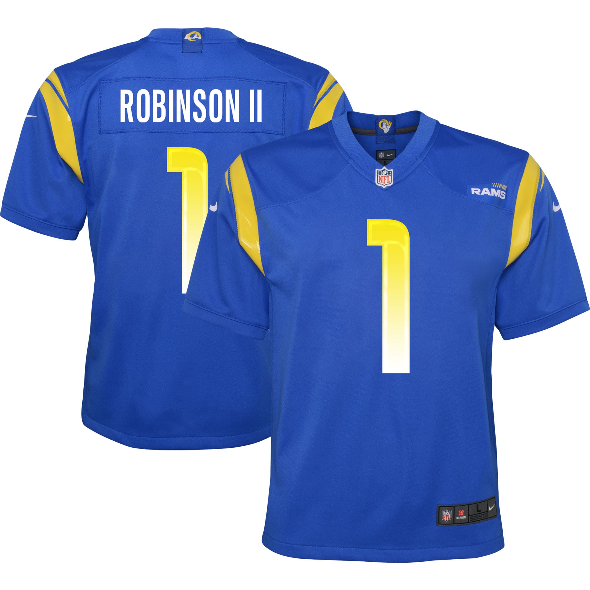Youth Los Angeles Rams Allen Robinson Royal Game Jersey JS4961 Saliibo