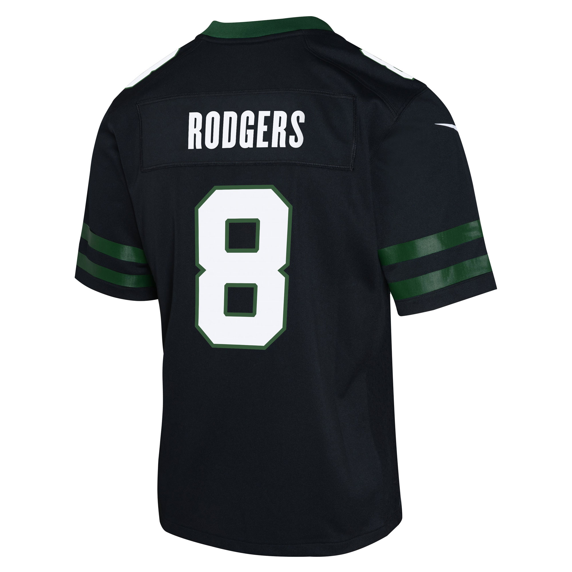Youth New York Jets Aaron Rodgers Legacy Black Alternate Game Jersey JS7659 Saliibo - Image 3