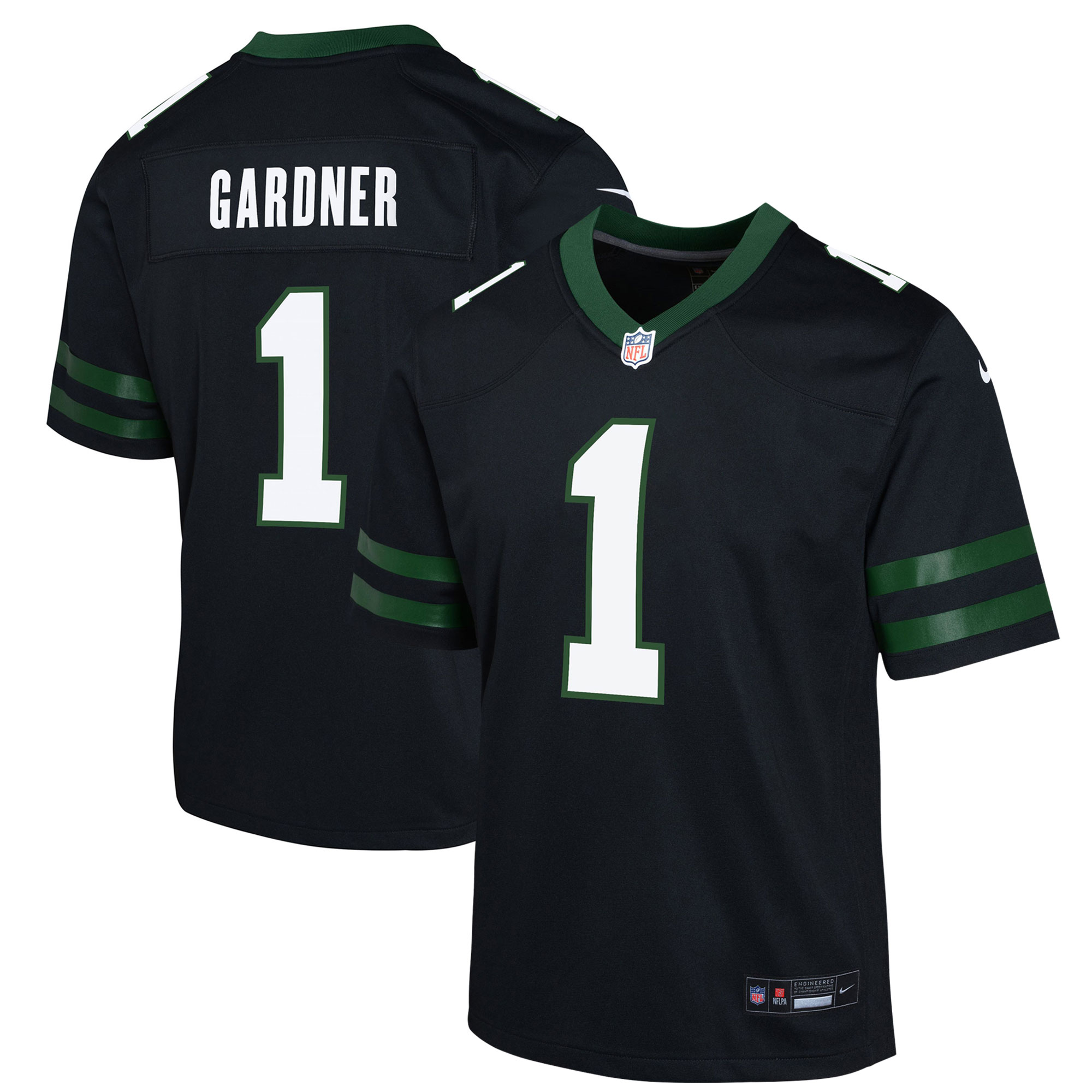 Youth New York Jets Ahmad Sauce Gardner Legacy Black Alternate Game Jersey JS2625 Saliibo