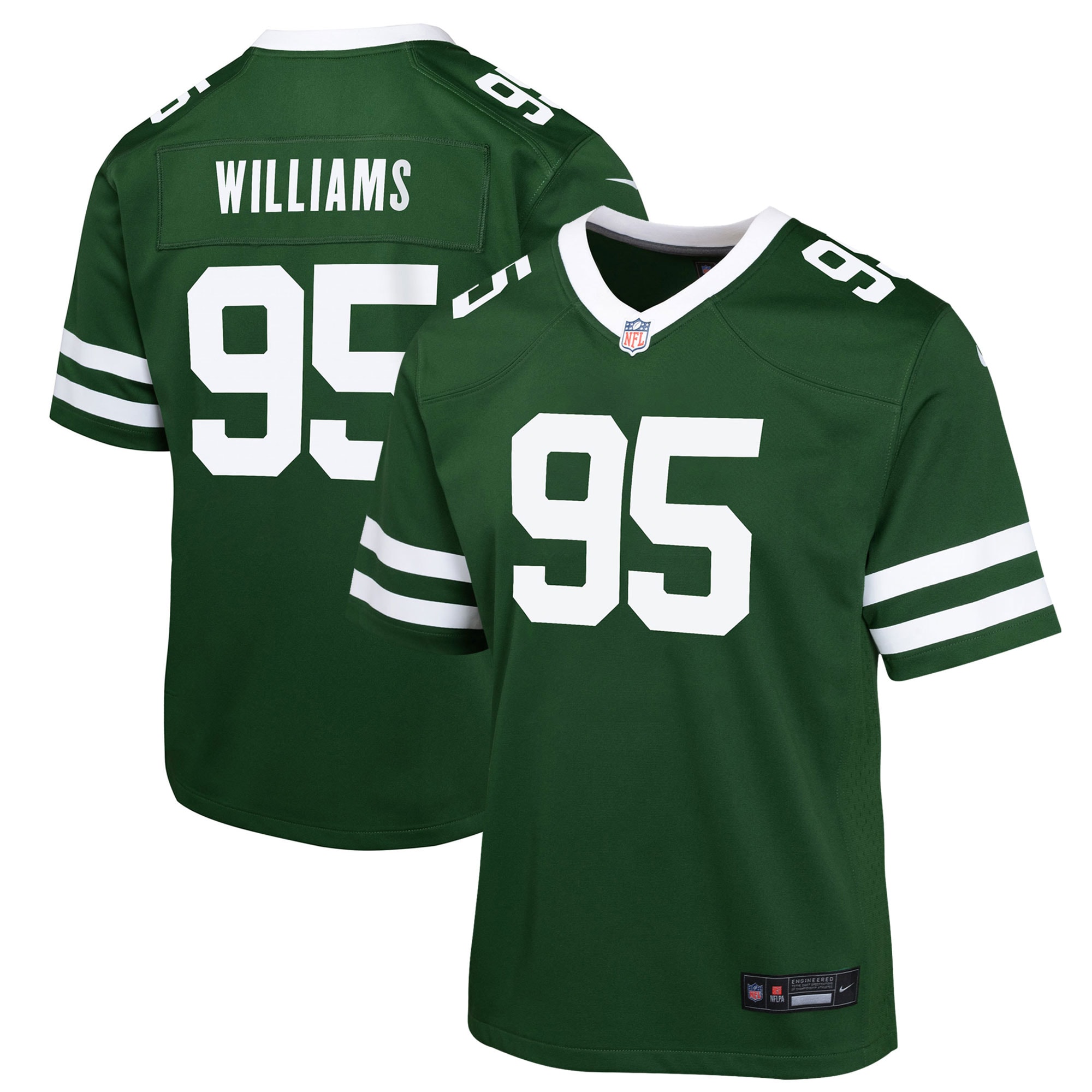 Youth New York Jets Quinnen Williams Legacy Green Game Jersey JS7353 Saliibo