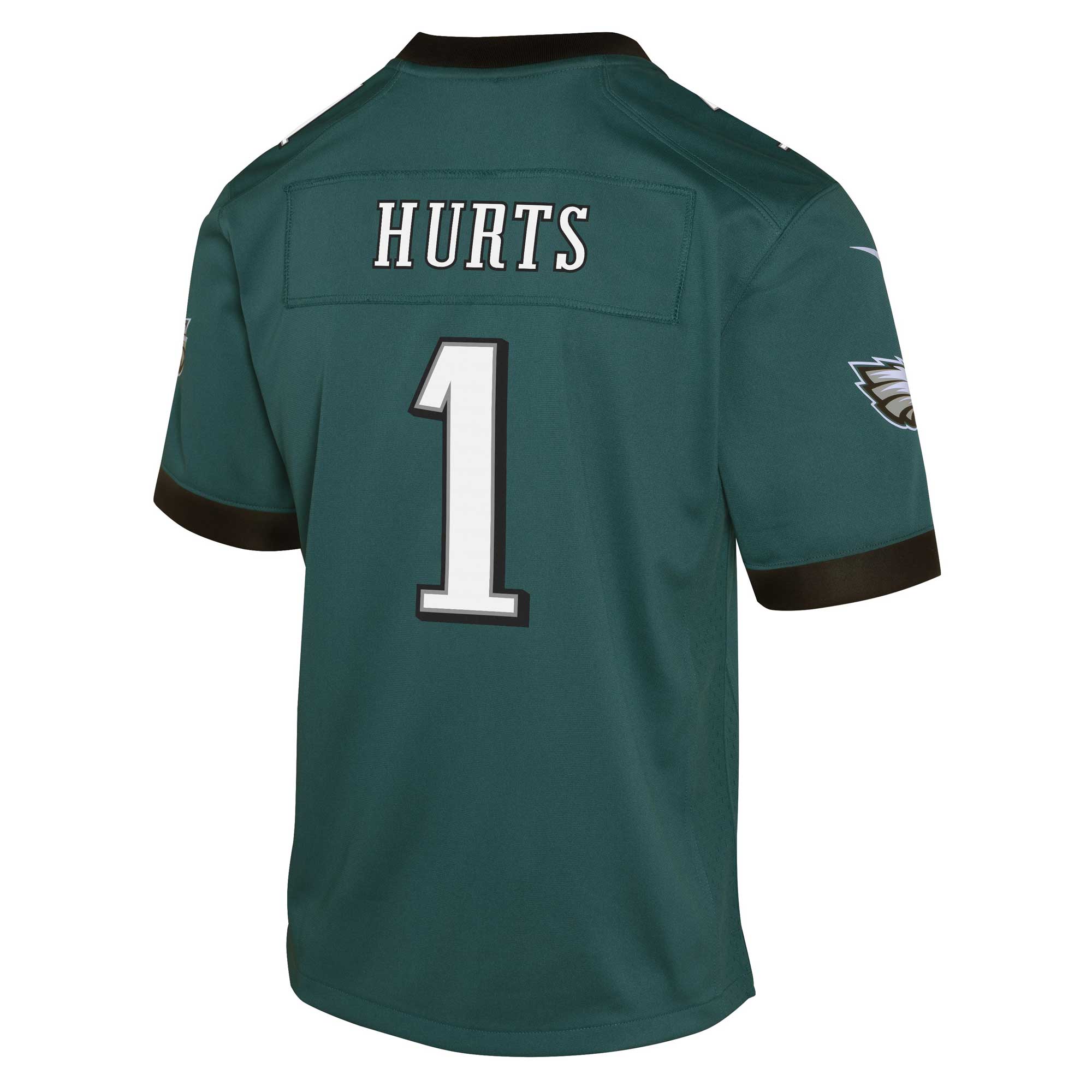Youth Philadelphia Eagles Jalen Hurts Midnight Green Game Jersey JS8184 Saliibo - Image 3
