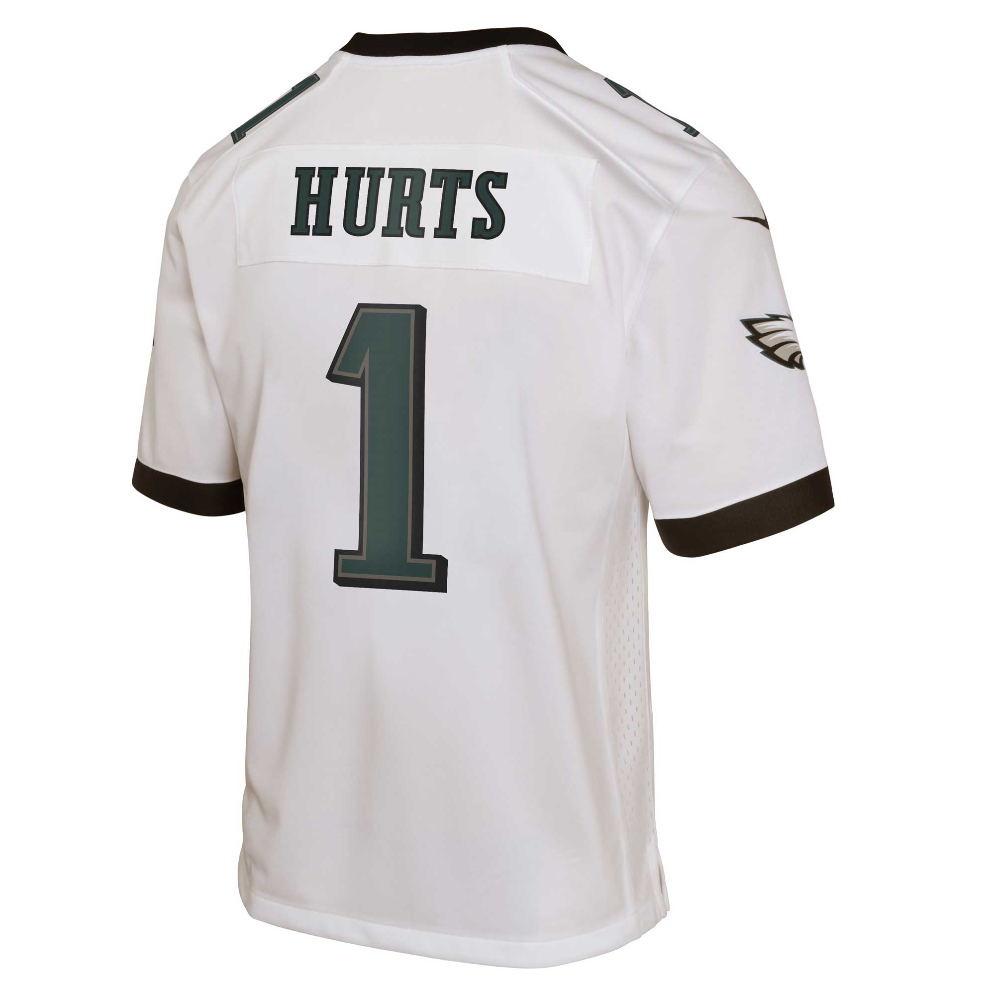 Youth Philadelphia Eagles Jalen Hurts White Game Jersey JS5853 Saliibo - Image 3