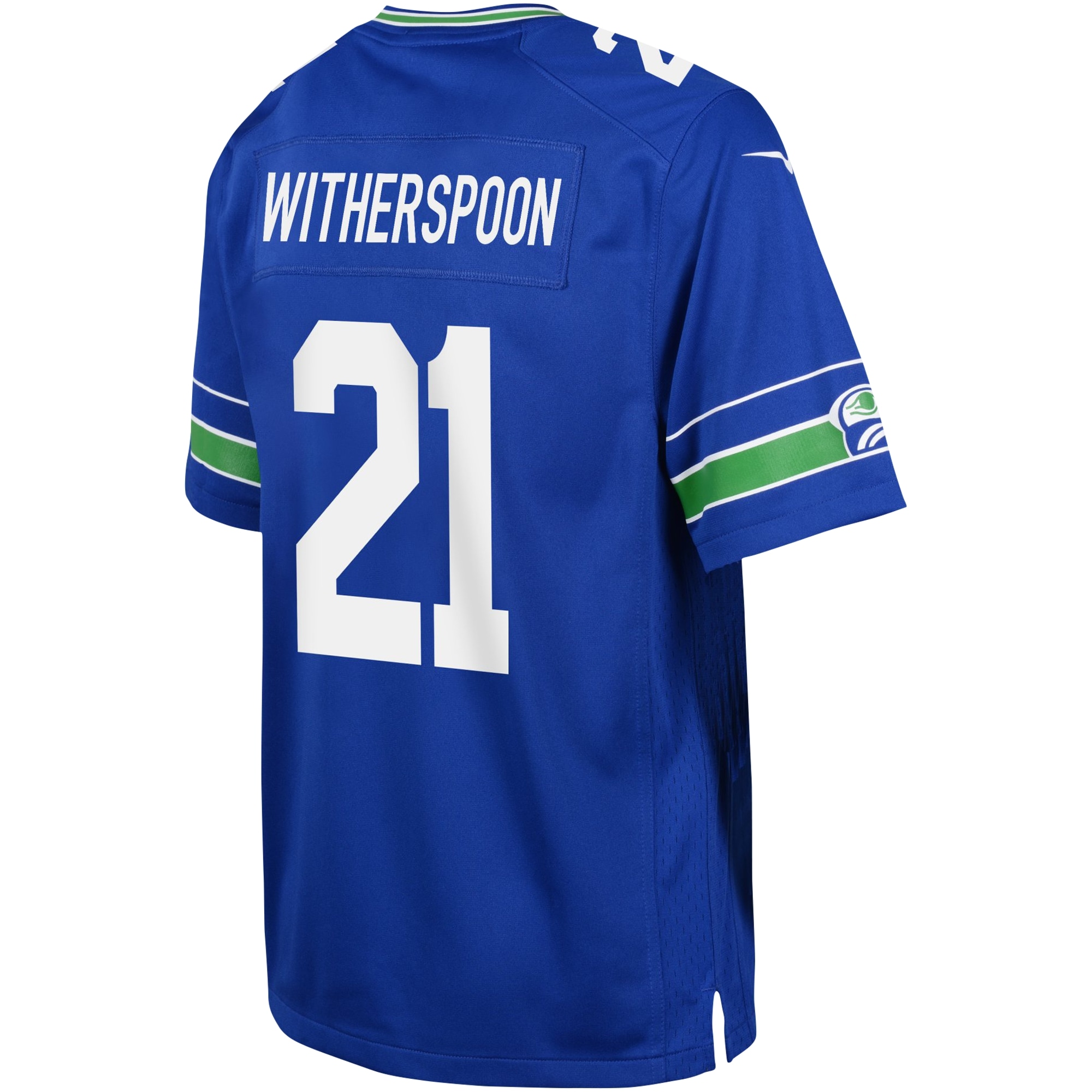 Youth Seattle Seahawks Devon Witherspoon Royal Game Jersey JS6476 Saliibo - Image 3