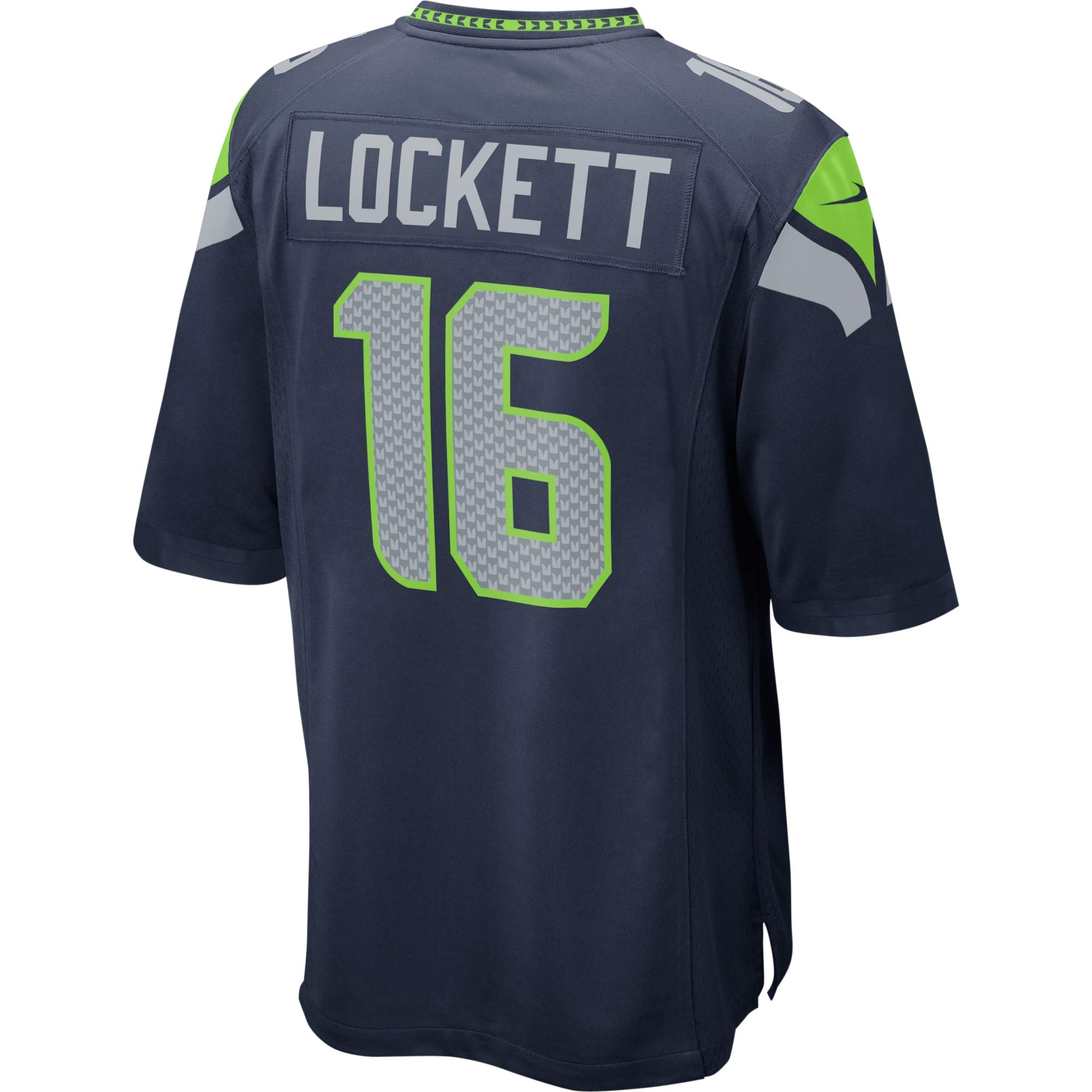 Youth Seattle Seahawks Tyler Lockett Navy Game Jersey JS6791 Saliibo - Image 3