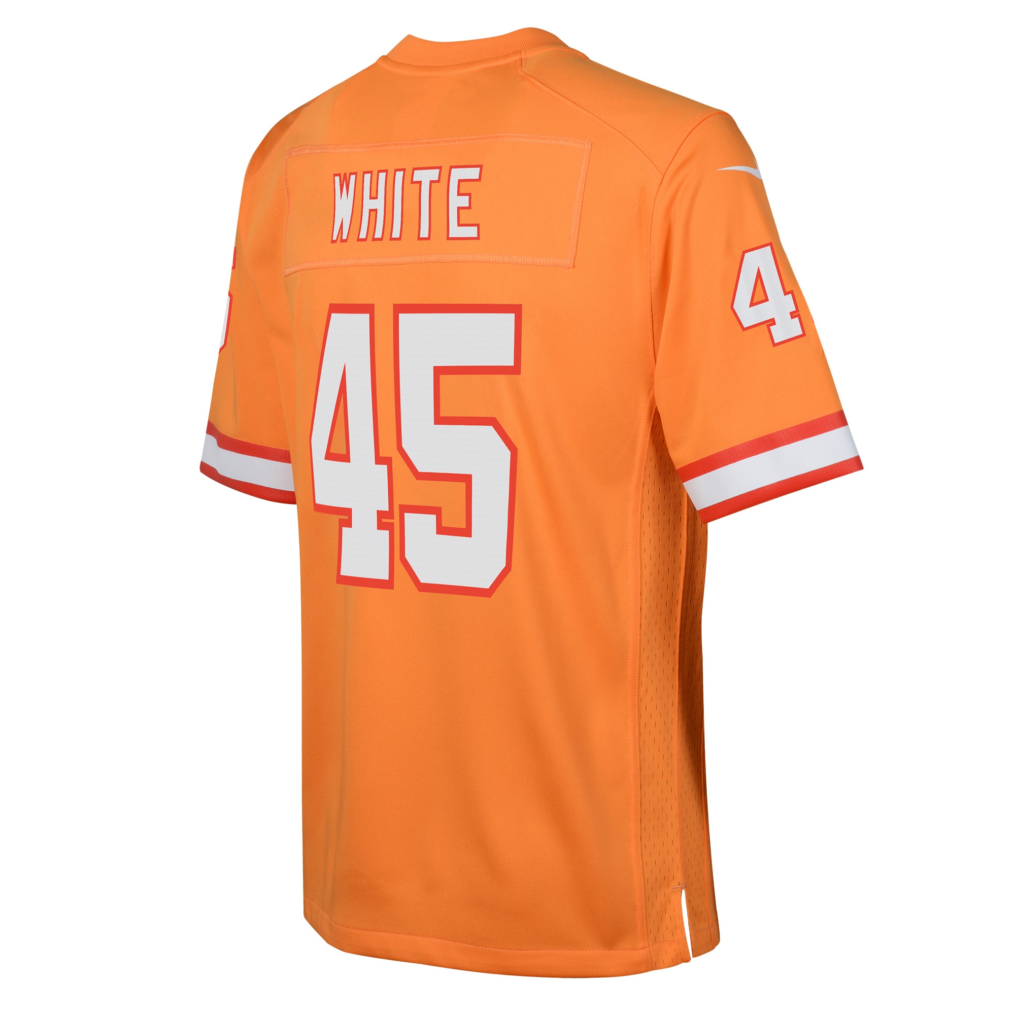 Youth Tampa Bay Buccaneers Devin White Orange Game Jersey JS2031 Saliibo - Image 3