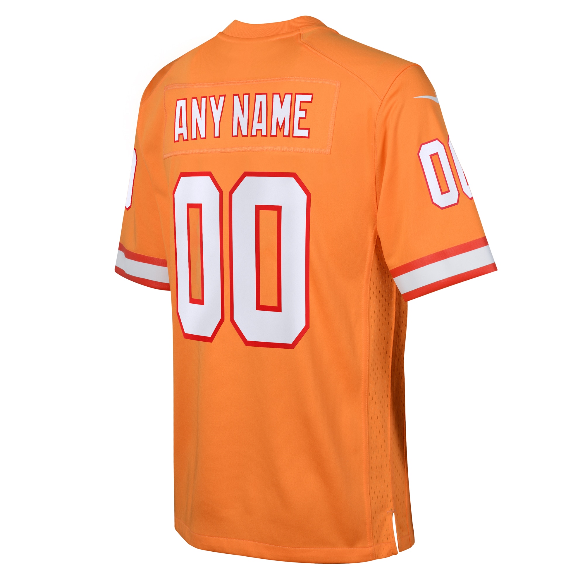 Youth Tampa Bay Buccaneers Orange Custom Throwback Game Jersey JS8066 Saliibo - Image 3