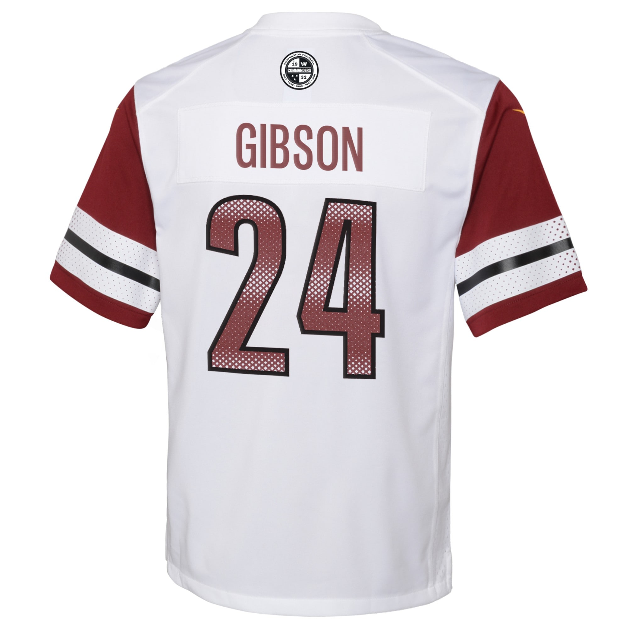 Youth Washington Commanders Antonio Gibson White Game Jersey JS3350 Saliibo - Image 3