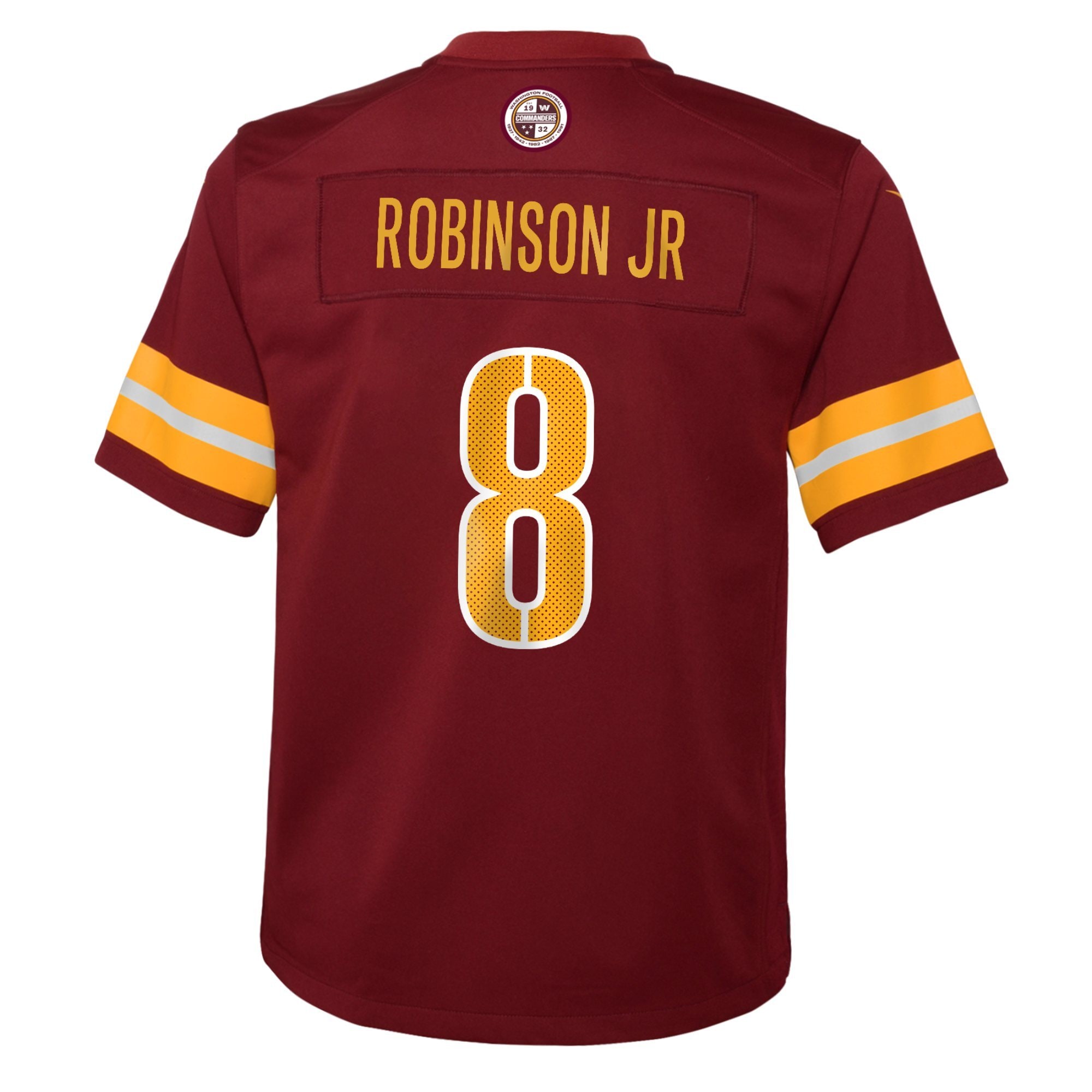 Youth Washington Commanders Brian Robinson Jr. Burgundy Game Jersey JS9257 Saliibo - Image 3
