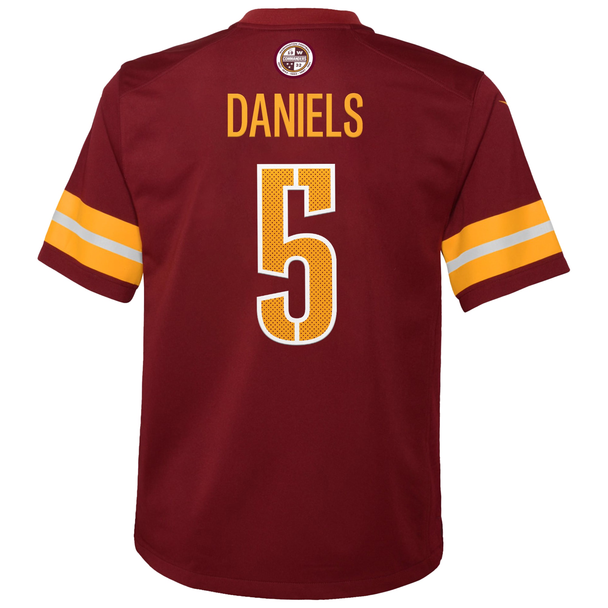 Youth Washington Commanders Jayden Daniels Burgundy Player Game Jersey JS7835 Saliibo - Image 3