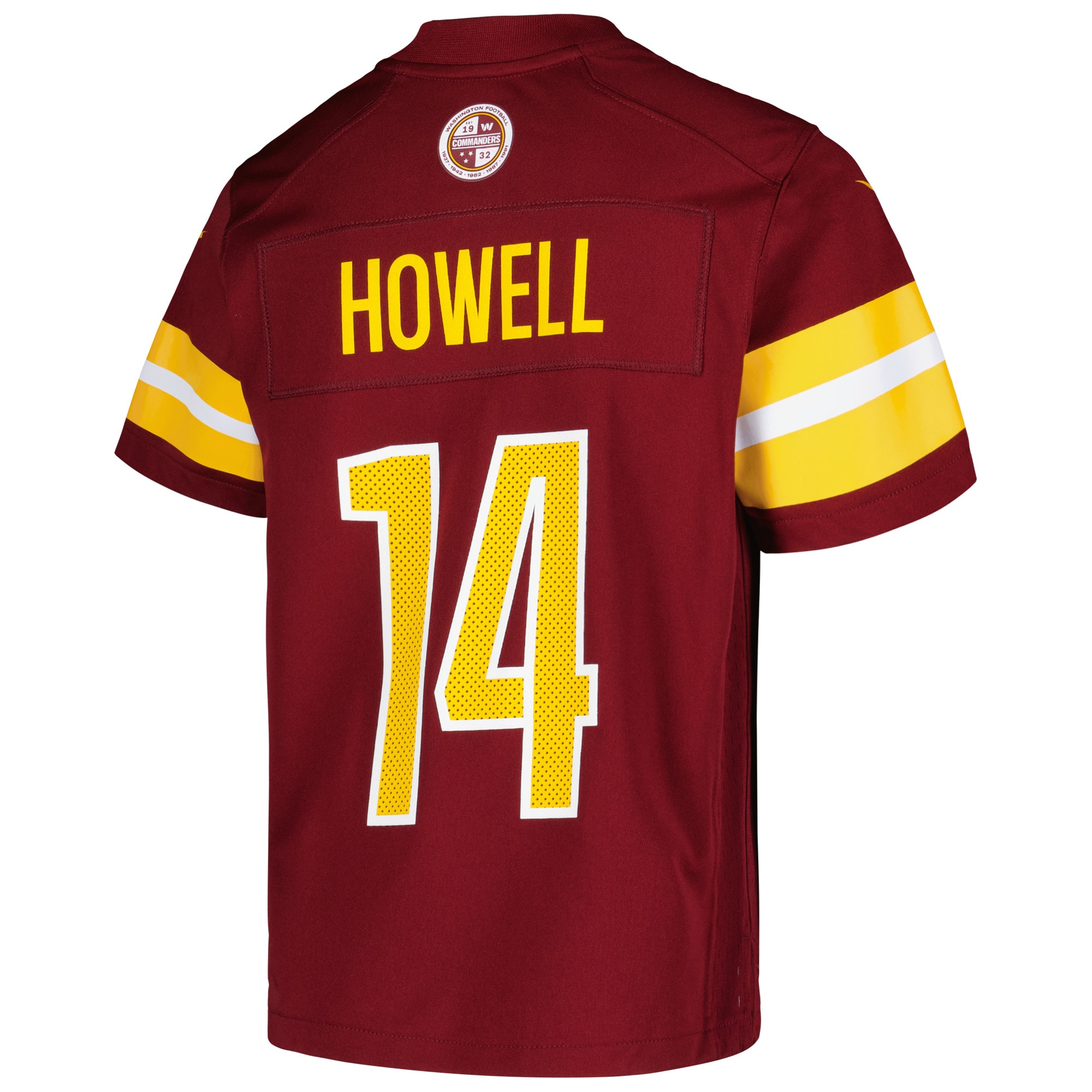 Youth Washington Commanders Sam Howell Burgundy Game Jersey JS3739 Saliibo - Image 3