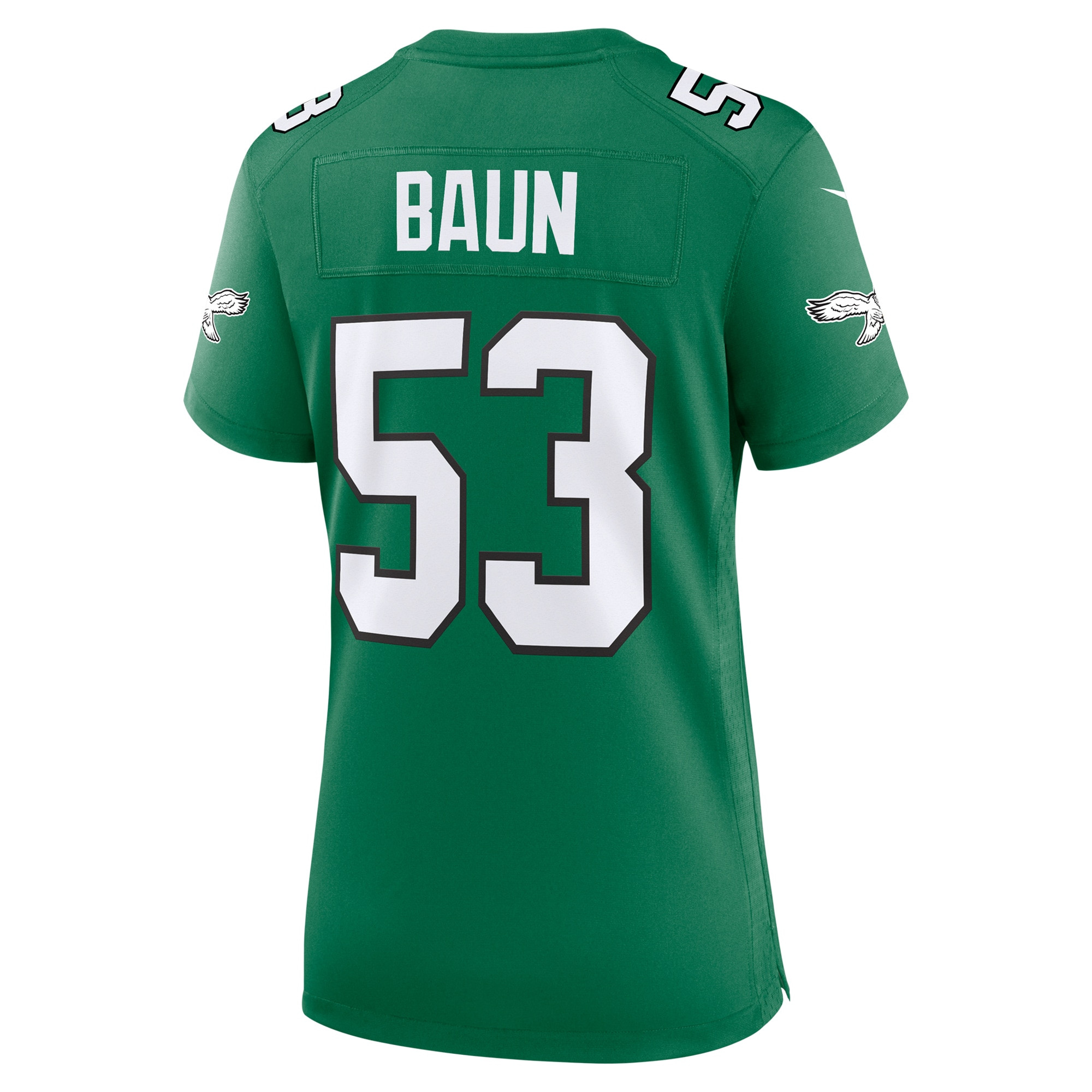 Zack Baun 53 Philadelphia Eagles Women's Alternate Game Jersey - Kelly Green JS7191 Saliibo - Image 3