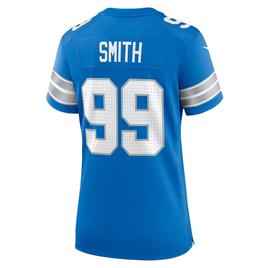 Za'Darius Smith 99 Detroit Lions Women's Team Game Jersey - Blue JS6957 Saliibo - Image 3