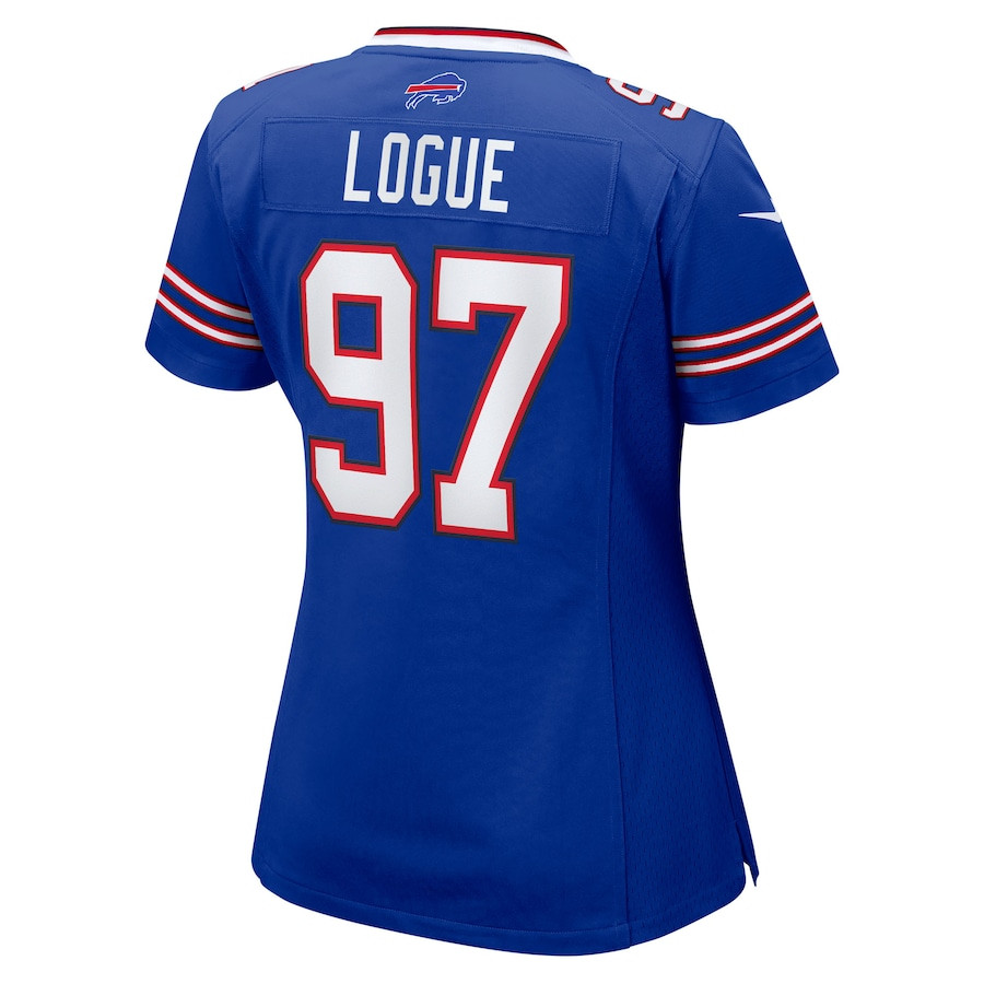 Zion Logue 97 Buffalo Bills Women's Team Game Jersey - Royal JS2594 Saliibo - Image 3